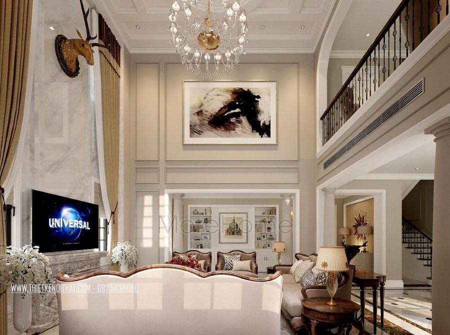 Thiết kế biệt thự gỗ óc chó (5)